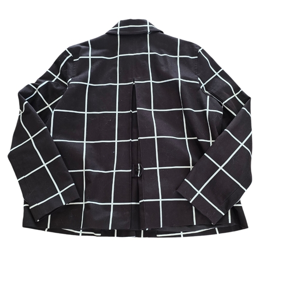 Lauren Ralph Lauren Brown Windowpane Jacket - Picture 2 of 6